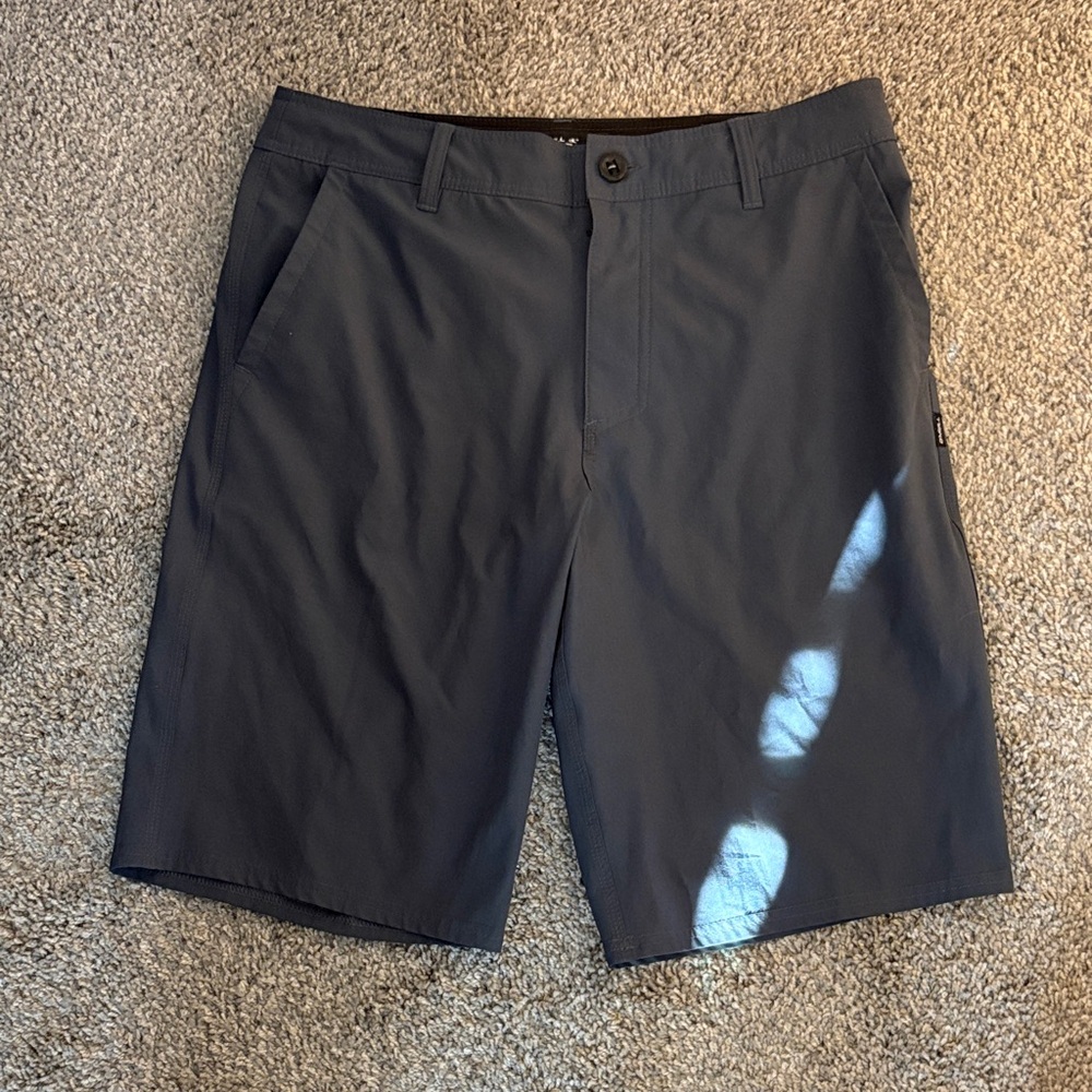 O'Neill Men's Dark Blue Flat Front Shorts